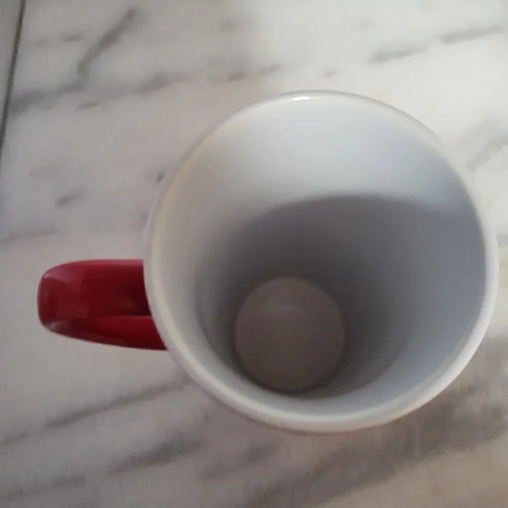 Merry Christmas tall ceramic coffee hot tea hot cocoa bar mug 16 oz